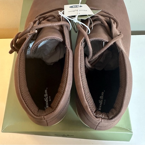 New Goodfellow Men’s Gibson Brown Faux Suede Brown Chukka Boot Size 13 - Picture 7 of 9